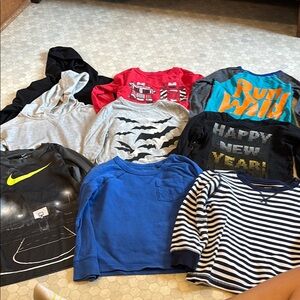 Kids Graphic Long Sleeve Shirts - Assorted Colors